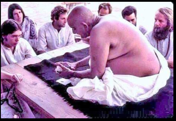 Photo of neem karoli baba turns eastwards
